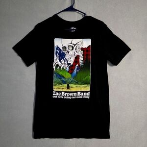 Zac Brown Band 2022 Out Here Doing Our Own Thing Tour T Shirt Size Medium